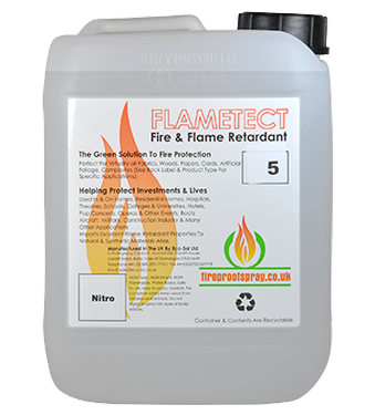 Flametect Nitro | Brandvertragend product voor synthetisch en natuurlijk textiel